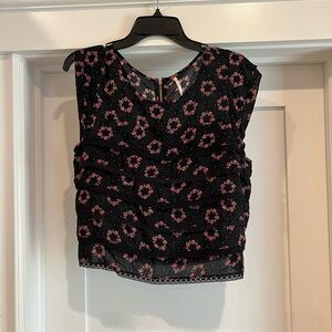 Free people flower top women’s size Small